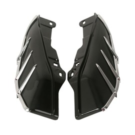 XMT-MOTO Black Mid-Frame Air Deflectors for Harley Touring and Trike Models. Original Equipment on FLHTCU, FLHTCUL, FLTRU, FLHTK, FLHTKL and FLHTCUTG 2009-2018