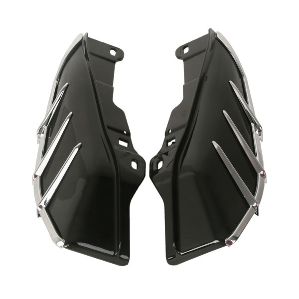 XMT-MOTO Black Mid-Frame Air Deflectors for Harley Touring and Trike