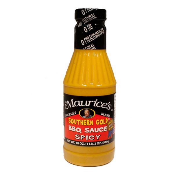 Maurice's Southern Gold BBQ Sauce, Spicy 18oz