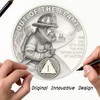 Leafence Firefighter AA Sobriety Coin Out of The Flames Recovery