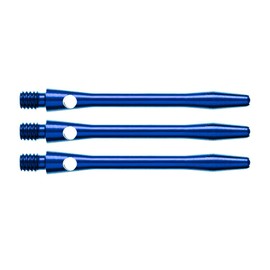 RED DRAGON Anodised Aluminium Medium Blue Dart Shafts - 4 Sets per Pack (12 shafts in total)