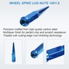 JDMSPEED New Wheel Spike Lug Nuts (24pcs) with 1 Socket