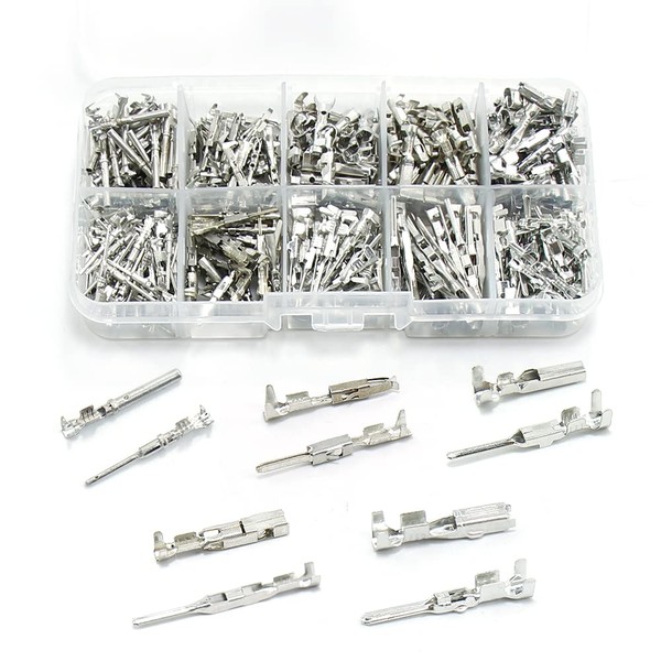 Car Electrical Wire Terminal 1/1.5/1.8/2.2/2.8/3.5mm Auto Electric Connector Non-Insulated Plug