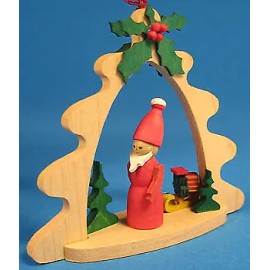 Artisan Coop Santa Tree Frame German Ornaments