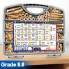 Taiss 966pcs Grade 8.8 Metric Bolt Assortment,Metric Bolts and Nuts
