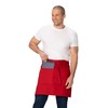 Chef Works Unisex Server Apron, Red, One Size