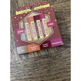 Burt's Bees Burt’s Bees Lip Balm-1pk of 4 Limited Edition-Brand New-SHIPS N 24 HOURS