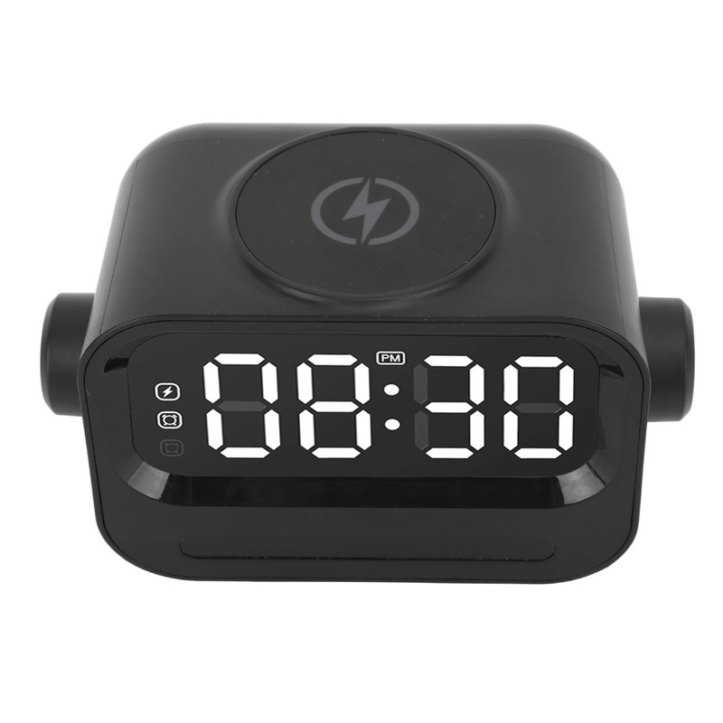 3 in 1 Digital Alarm Clock LED Display 15W 2