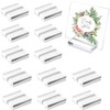 12 Pcs Acrylic Place Card Holder Clear Acrylic Stands Sign,