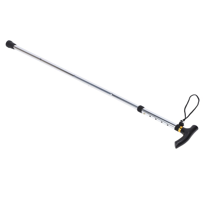 Telescopic Walking Stick Thicken Lightweight Aluminium Alloy Foldable Adjustable Hiking