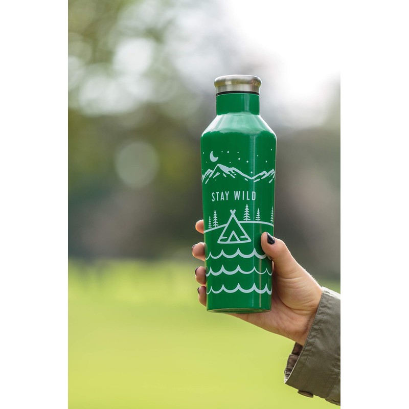 Typhoon Pure Stay Wild Steel Double Walled Water Bottle, 500