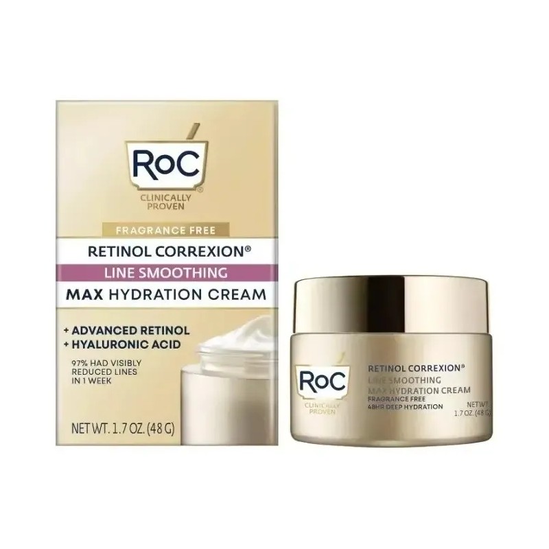 Roc Retinol Corrección Crema Humectante Anti-edad 48g