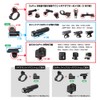 REC-MOUNTS H34GP-CATHL1 Quick Release Go Pro Adapter Set, Easy Speed