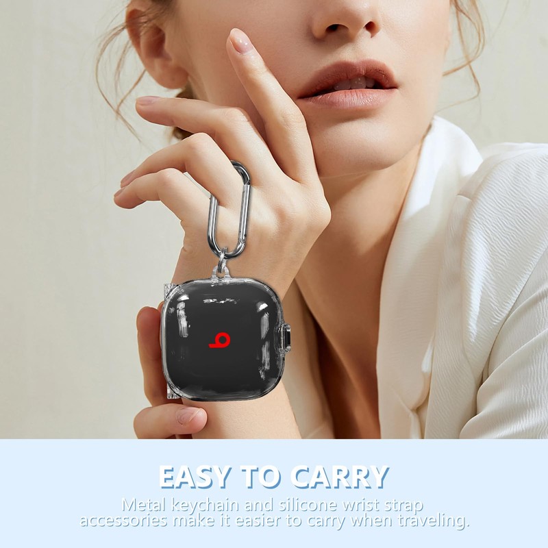 【with Safety Lock】 for Beats Fit Pro Case Cover,Cleaner Kit