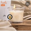 HYOOLA Clear Cup Scented Votive Candles - Vanilla - 12