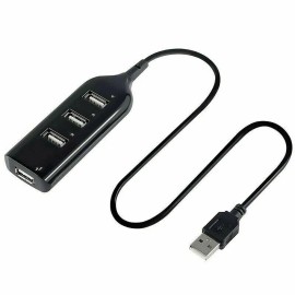 Unbranded Black USB 2.0 Hi-Speed 4-Port Splitter Hub For PC Notebook High Speed Computer