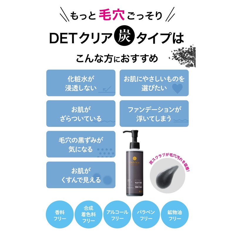 det clear bright & peeling jelly charcoal