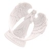 Prayer Angel Candlestick Pure White Wing Angel Prayer Statue for