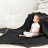 Zabiltro Large Outdoor Waterproof Blanket-Quilted Extra Thick Fleece Windproof Warm