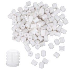 100 Pcs Plastic Dowels for Furniture Plastic Hinge Dowel 0.34"×0.39" Hinge Dowel Inserts Cabinet Door Hinge Dowels for Furniture Connections