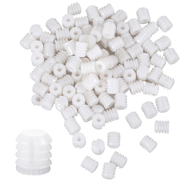 100 Pcs Plastic Dowels for Furniture Plastic Hinge Dowel 0.34"×0.39"