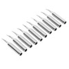 10Pcs Solder Iron Tip Brass Internal Heating Lead Free Soldering