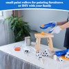 Mister Rui Paint Roller Kit, 25 Pack, 2 Inch Microfiber