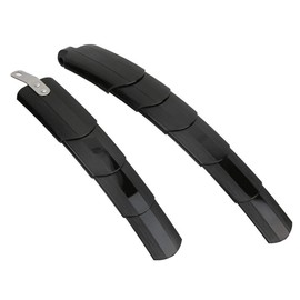 Alomejor Telescopic Folding Bike Mudguard Set Plastic Outdoor Mudguard Bicycle Front Rear Mudguard Tyre Mudguard