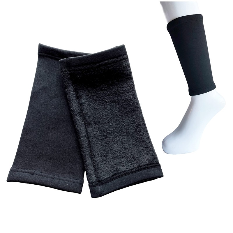 2 Pairs Mens Warm Shaggy Back Ankle Warmers Knee Elbow