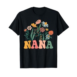 New NANA Wildflower First Birthday & Baby Shower T-Shirt