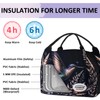 Aosbos Insulated Adults Lunch Bag for Women Reusable Lunch Box