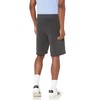Southpole Men's Basic Fleece Shorts, Heather Charcoal, Small
