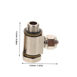 Cabilock 2pcs High Pressure Tire Changer Air Pipe Connector with Screws Quick Connect Fittings for Seamless Installation Compatible with Multiple Tyre Changer Machines for Efficient Tire