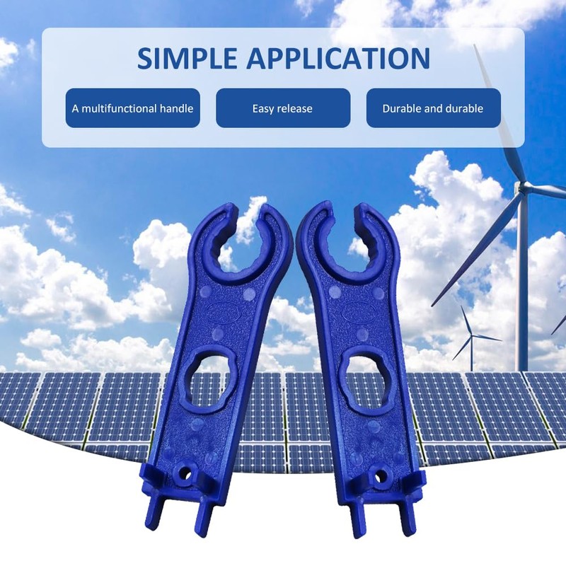 MC4 Spanners,2PCS Solar Spanner Set,MC4 Keys,MC4 Tool,Solar Connector Disconnect Tool,Solar