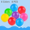 LOVEINUSA 8PCS Bounce Balls, Knobby Balls with Pump 7inch Sensory
