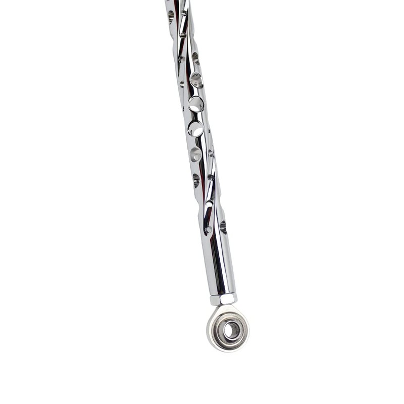 POWER JAMES Chrome Reversed Drillhole Shift Linkage for Harley Softail