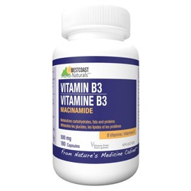 WESTCOAST NATURALS WESTCOAST NATURALS Niacinamide Vitamin B3 180 count
