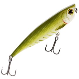 Westin Spot-On Top Walker 12.5 cm 27 g - Surface Bait, Stickbait, Pencil, Topwater Bait, Bait for Spin Fishing, Colour: Green Minnow