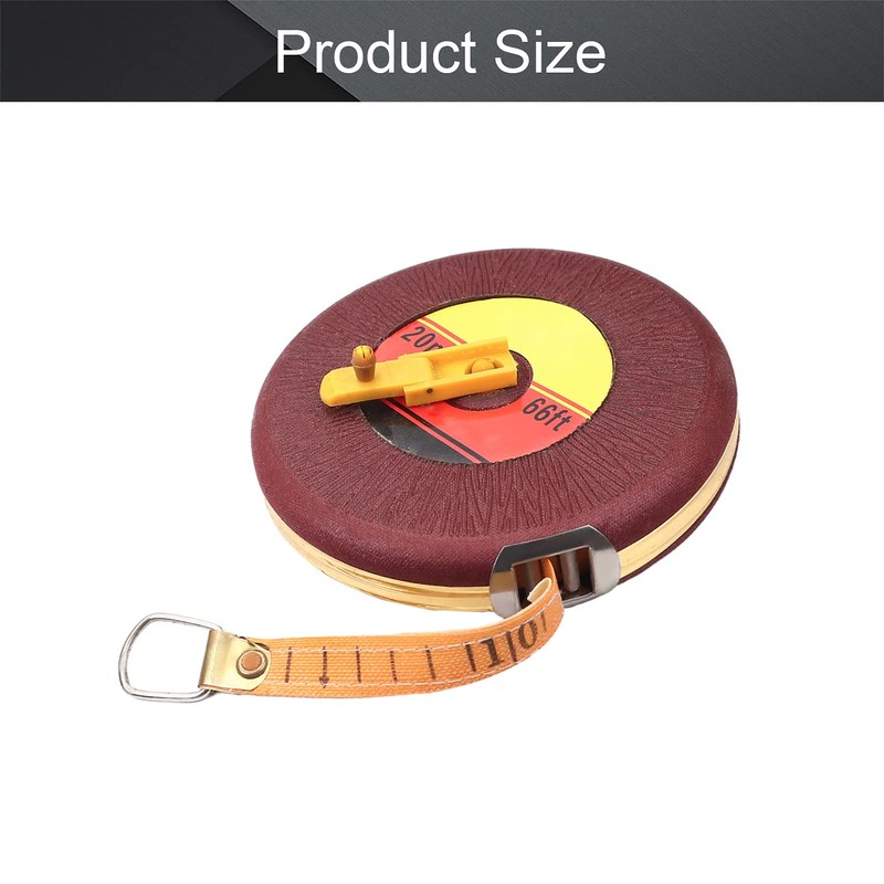 Utoolmart 20m / 65.6ft Cloth Tape Measure Soft and Retractable