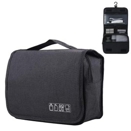 Chocople Travel Pouch Travel Pouch Travel Goods Travel Pouch Bag Cosmetic Pouch (Black), Black