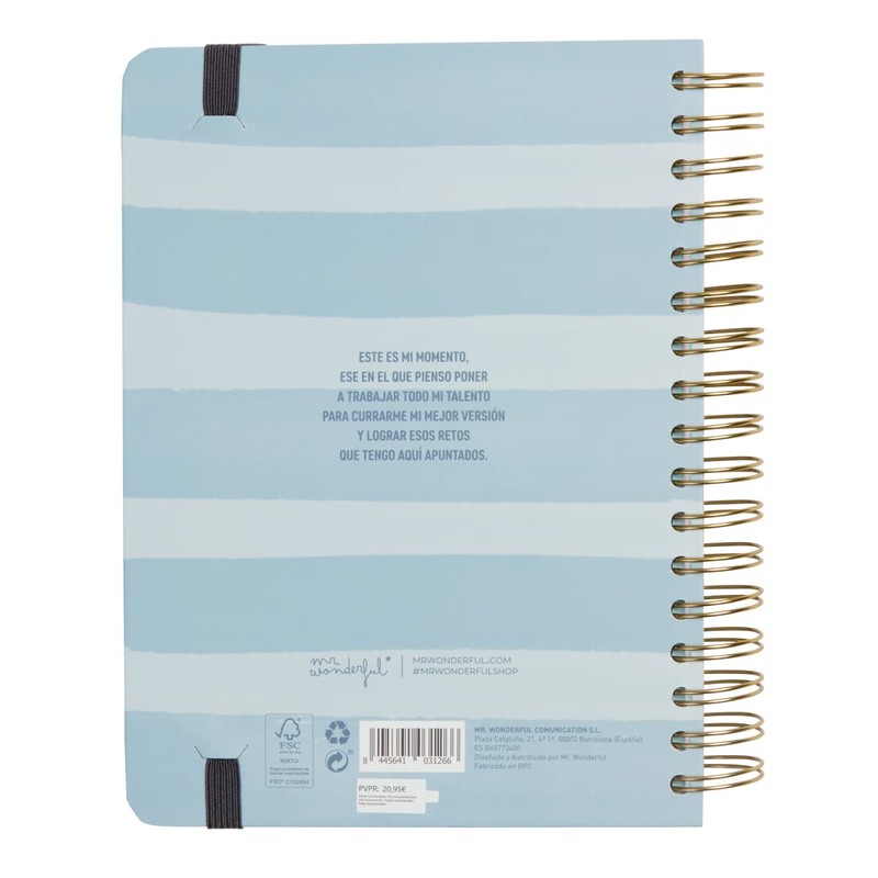 Mr. Wonderful , Wonder Agenda 2023-2024 Diaria Azul, Every Day