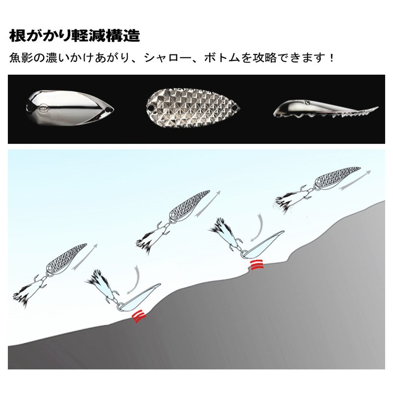 High Brightness Flashing Spoon "Diamond Cicada" (Gold, 0.7 oz (20