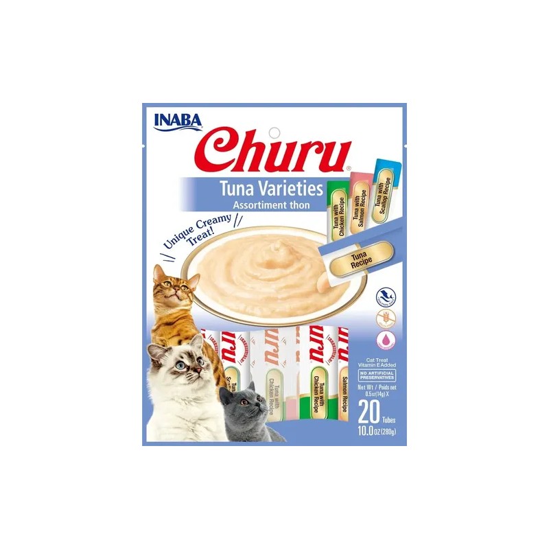 Churu Atún Variedades 20 Unidades Para Gatos