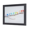 Photo Frame Black Decorative Rugged Multifunctional Sea Glass Birds Picture
