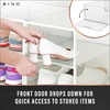 BINO 12-Pack Plastic Stackable Shoe Box Set - Clear |