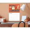 2026 Spiral-bound Wall Calendar (Baseball) - 12 Months Desktop/Wall Calendar/Planner