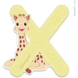 Janod Letter Series Sophie la Girafe (Wood) -x (j09568), Multicoloured