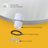 Everflow AWHP28 Aluminum Water Heater Drain Pan with 1 in.