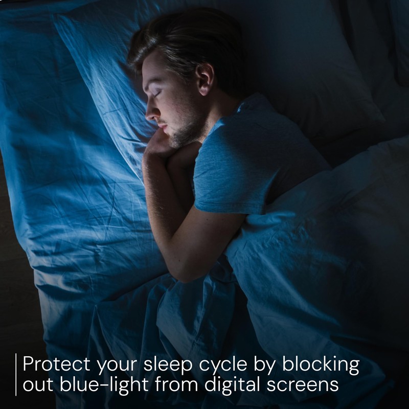DreamGaze Blue Blocking Glasses for Better Sleep, Anti Blue Light
