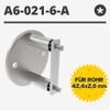 Sellon24® Stainless Steel Wall Anchor Round Railing Posts 42.4 mm